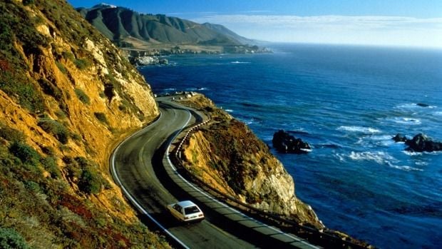 Scenic coastal drive car hire Queensland