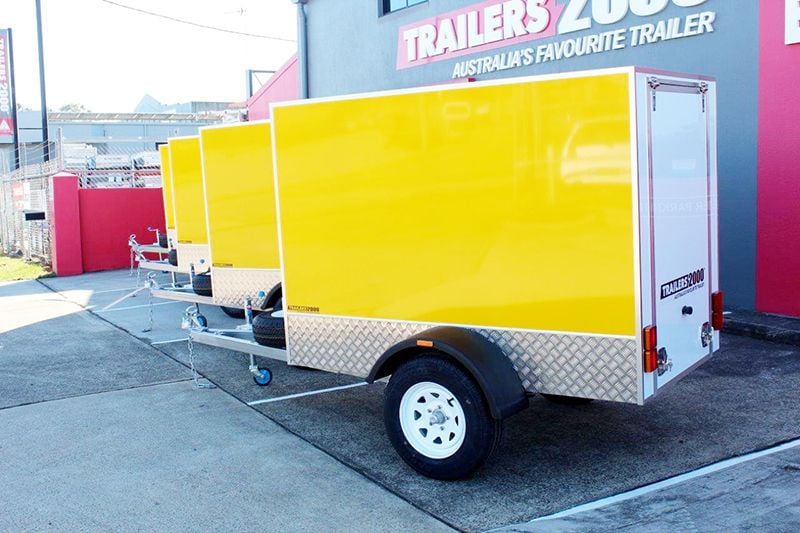 7x4 x 5' luggage trailers hire