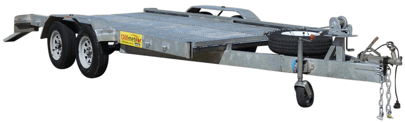 Aluminium flat tray trailer hire Queensland