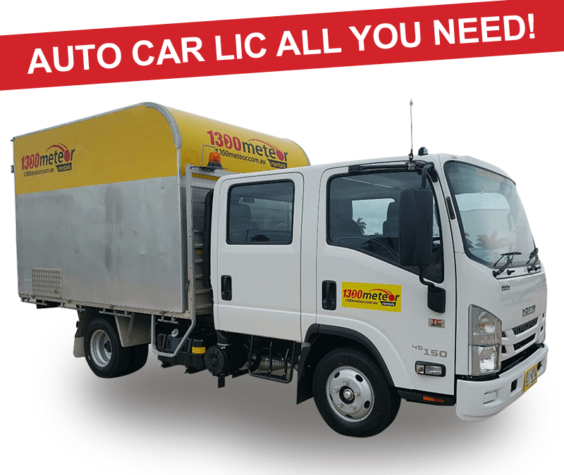 14m3 2 Tonne GVM 4.5 Tonne Crew Cab 7 Seat Pantec Drop Down Loading Ramp and Tow Bar AUTOMATIC